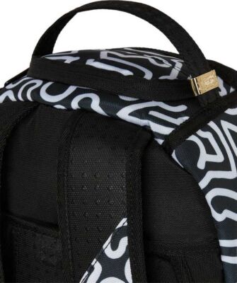 SPRAYGROUND New Backpack Keith Harring Skater Guy Shark Black