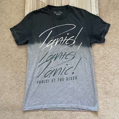 Panic! At The Disco Manhead S Graphic Band Ombre T-Shirt Music Pop Rock Punk Emo
