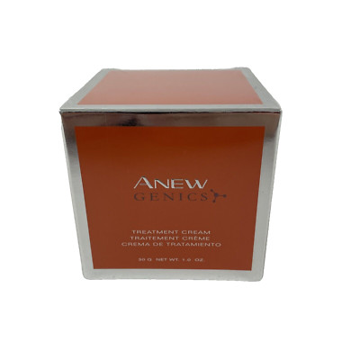 Avon ANEW GENICS Full Size Treatment Cream 1 Oz. Face & Neck New NOS Sealed