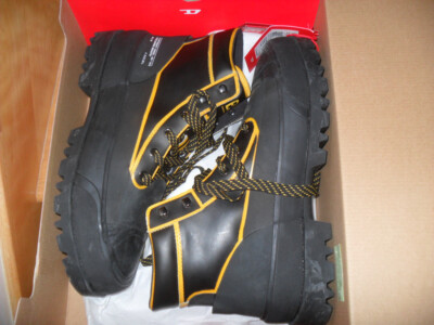 DIESEL D-HIKO BT X BLACK CITRUS (HIKING OR MOTORCYCLE) SIZE  10.5 US