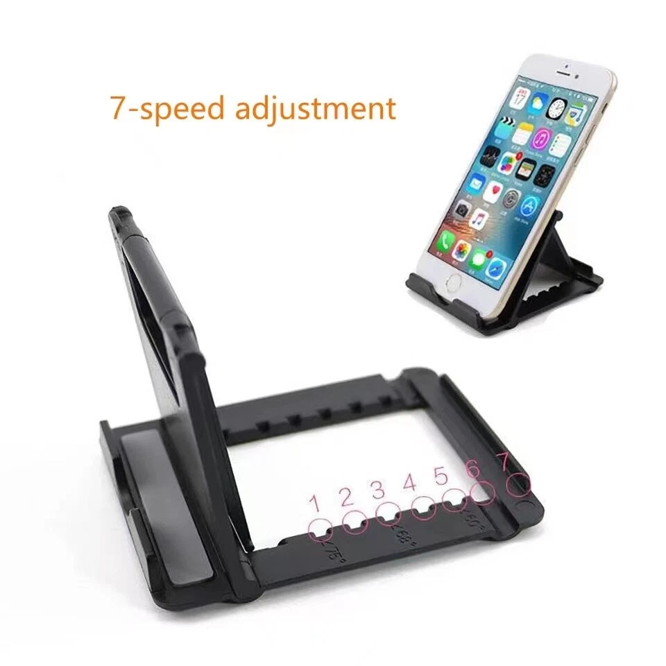 Soporte universal plegable para teléfono celular tableta soporte de escritorio ajustable portátil Foto 2 de 4