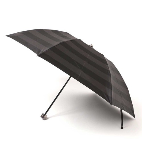 burberry logo folding umbrella