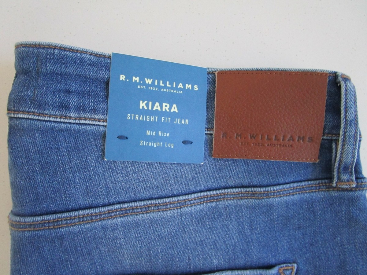 Ladies Williams Kiara Blue Wash Straight Leg Stretch Jeans