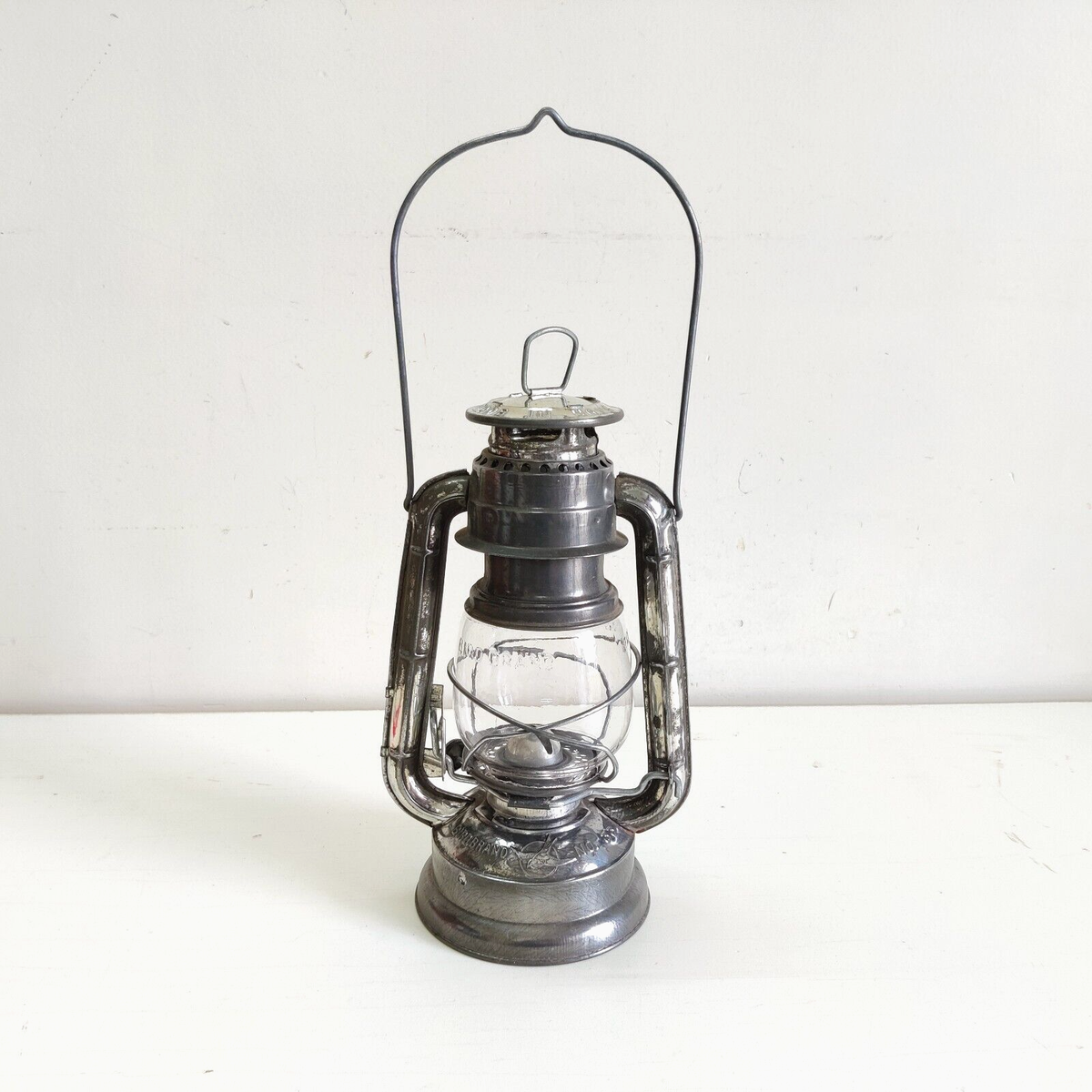 Jamais utilisé ~ lampe de poche en métal vintage chemin de fer des années 1980 ~ torche de camping - France