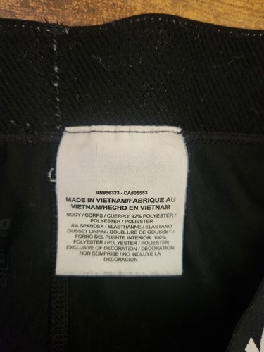 Nike Pro Cropped Leggings Girl Size Large Black - Picture 6 of 8