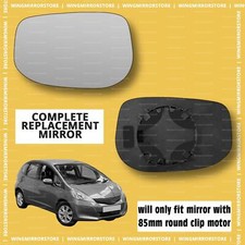 Left side for Honda Jazz 2008-2015 wing door mirror glass