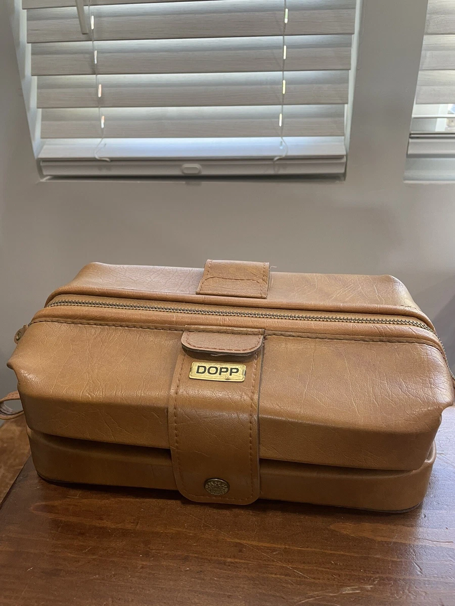 Vintage Original Dopp Brand Dopp Kit Top Grain Leather Chicago | eBay