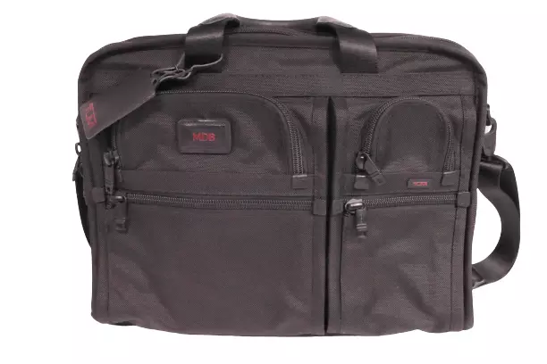 Tumi alpha 2 compact sales large screen laptop briefcase