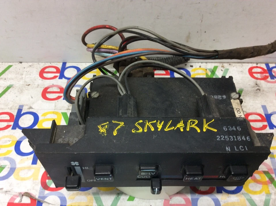 1987-1990 BUICK SKYLARK SOMERSET NON A/C 87 88 89 90 от оригинального производителя  - Изображение 2 из 2