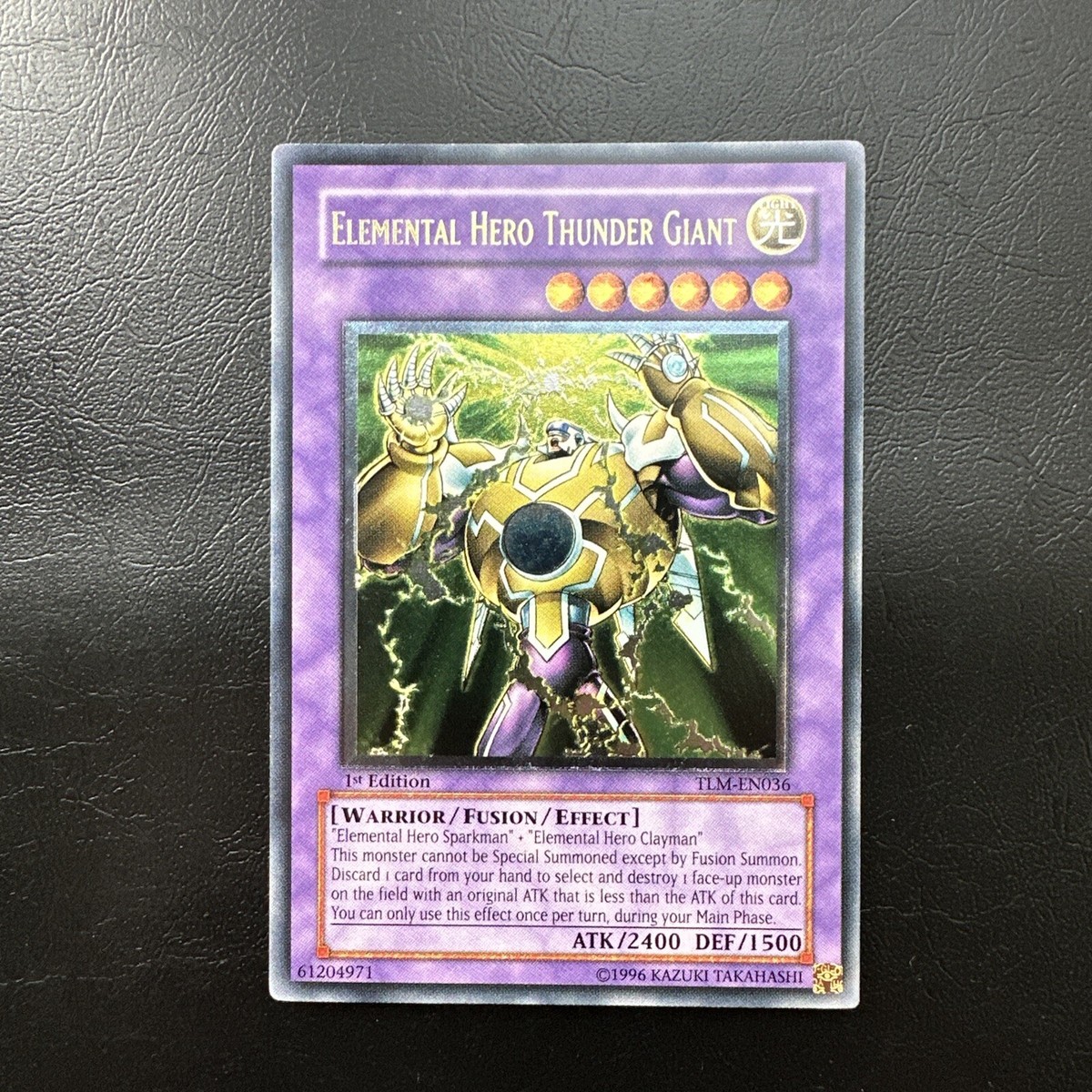 Ultimate Elemental Hero Thunder Giant Tlm-en036 1st Ed | eBay Ultimate Elemental Hero Thunder Giant Tlm-en036 1st Ed | eBay