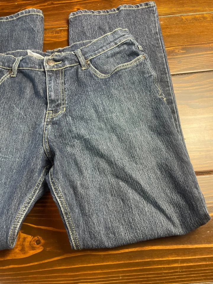 Jeans ZENA, para mujer talla 32x30, azul, denim, pierna recta Foto 3 de 4