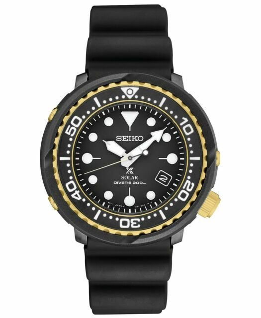 Seiko Prospex Men's Black Watch 