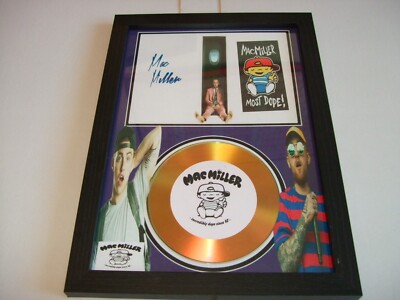 MAC MILLER   LIMITED EDITION SIGNED  FRAMED A4