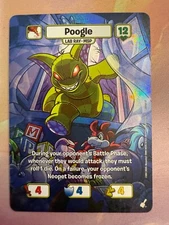 Neopets Battledome TCG 25th Anniversary TEXTURED FOIL MSP Poogle **UC Alt Art**