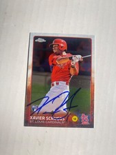 St Louis Cardinals XAVIER SCRUGGS Signed Card