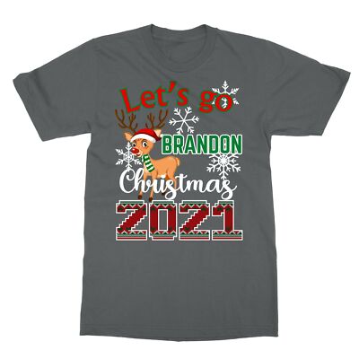 Lets Go Brandon Christmas 2021 Anti Biden FJB Unisex Tee Tshirt
