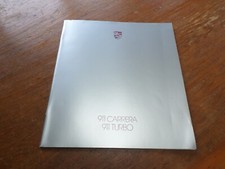 1987 Porsche 911 Carrera, 911 Turbo sales brochure
