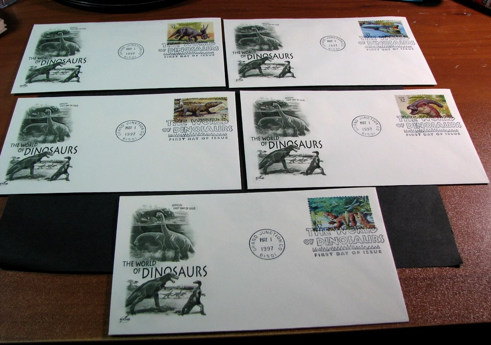 US Stamp FDC Scott# 3136 World of Dinosaurs 1997 Used L758 - Image 2 of 3