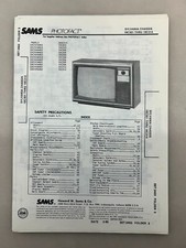 Sylvania 19C301 19C314 Service Manual Sams Photofact Free Shipping