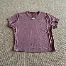 Skims Rose Clay Soft Lounge Baby Tee, Size 4X New