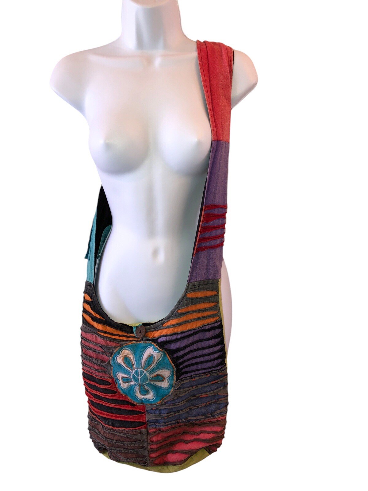 Handmade Hippie Patchwork Shoulder bag Festival N… - image 2