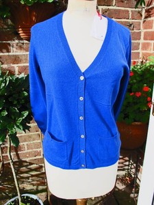 cobalt cardigan