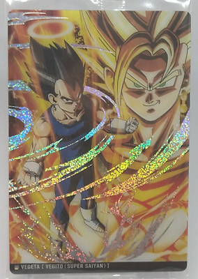 Vegeta Vegito Dragon Ball Itajaga Plastic Collection Card 5-15 SSR