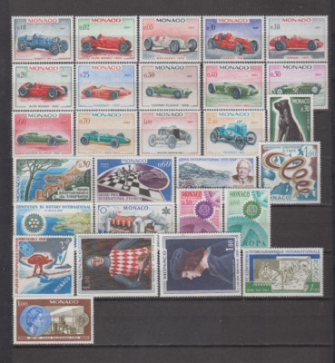 MONACO AÑO 1967 (28 SELLOS SIN AEREO) NUEVOS MNH - VER IMAGEN