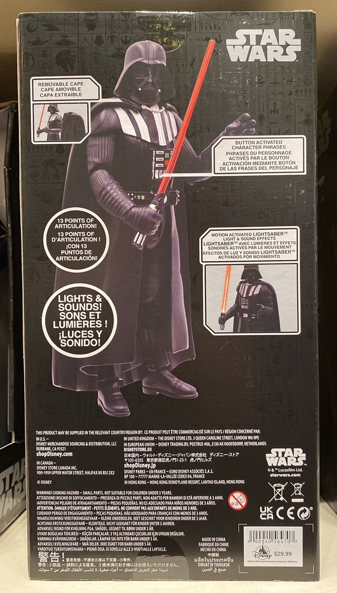 Disney Star Wars Power Force Darth Vader Talking Action