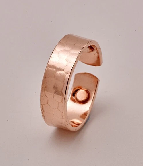 COPPER FAYRE Copper Ring Patterned With Magnets - 2 1/2" long 6.3 mm wide CRM3