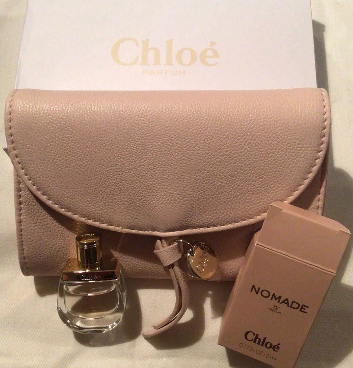 Chloe NOMADE Eau De Parfum Mini Bottle & GWP Pouch New