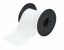 Brady B30C4000595WT 100 ft x 4 in Vinyl Label Tape - White