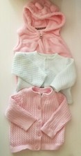 Baby Girl Sweater/Vest/Jacket Lot Size 6-9 Mos -Carters Kyle & Deena Little Me