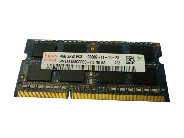 Hynix HMT351S6CFR8C-PB 4 GB 2RX8 DSR3 Laptop Memory (PC3-12800S-11-11-F3)