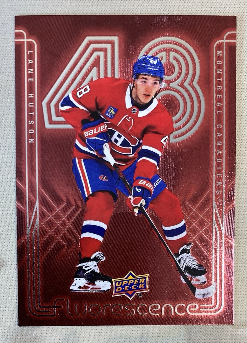 K55 アンリ　プリッソン画　ブリティッシュガーデン　ED No.272/300 2024-25 Upper Deck Series 2 Lane Hutson Fluorescence Red SP | eBay