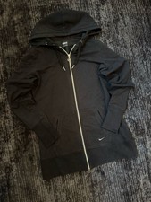 Vintage 90s Woman  s Nike Navy Zip Up Hoodie