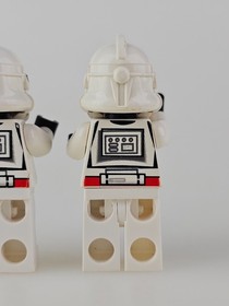 *Damaged 2x Coruscant Guard Clone Trooper Star Wars Lego Minifigure 7671 sw0189