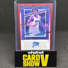 2020-21 Recon Rookie Recon Signatures Tyrese Maxey #RRS-TYM Red Refractor # /99