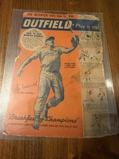 1936 WHEATIES SERIES 5 JOE MEDWICK ST. LOUIS CARDINALS CEREAL BOX PANEL 