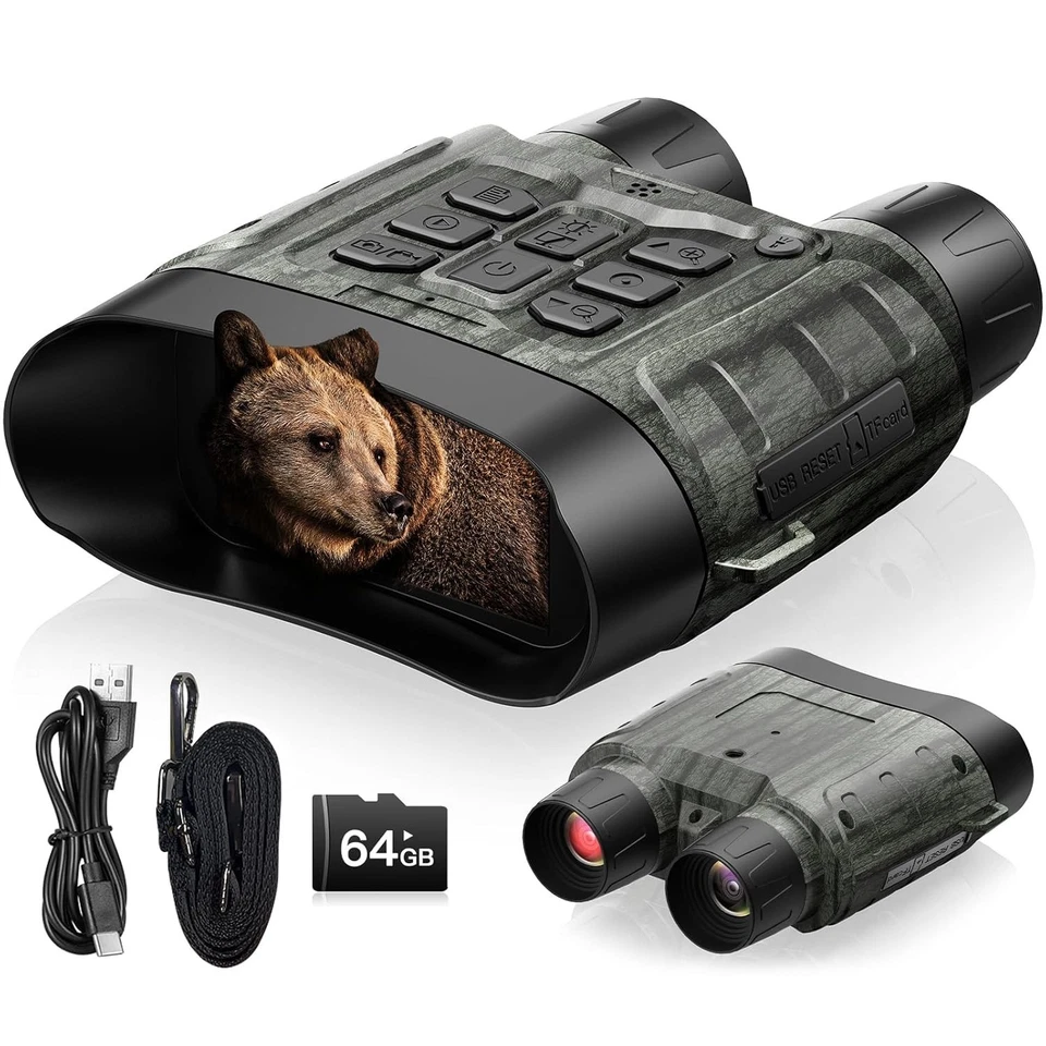 4K Nachtsichtgerät | 12x Zoom | 5000mAh Akku