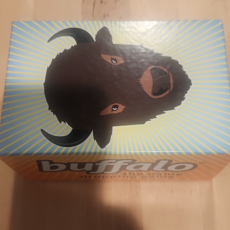 Resonym Buffalo Name Dropping Card Game, 2-8 Players, 17+, 2017 GP-BF