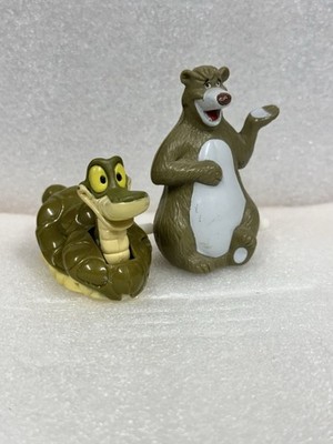 McDonald's Disney's 1990 Jungle Book Baloo the Bear  & Kaa Snake Wind Up Toys