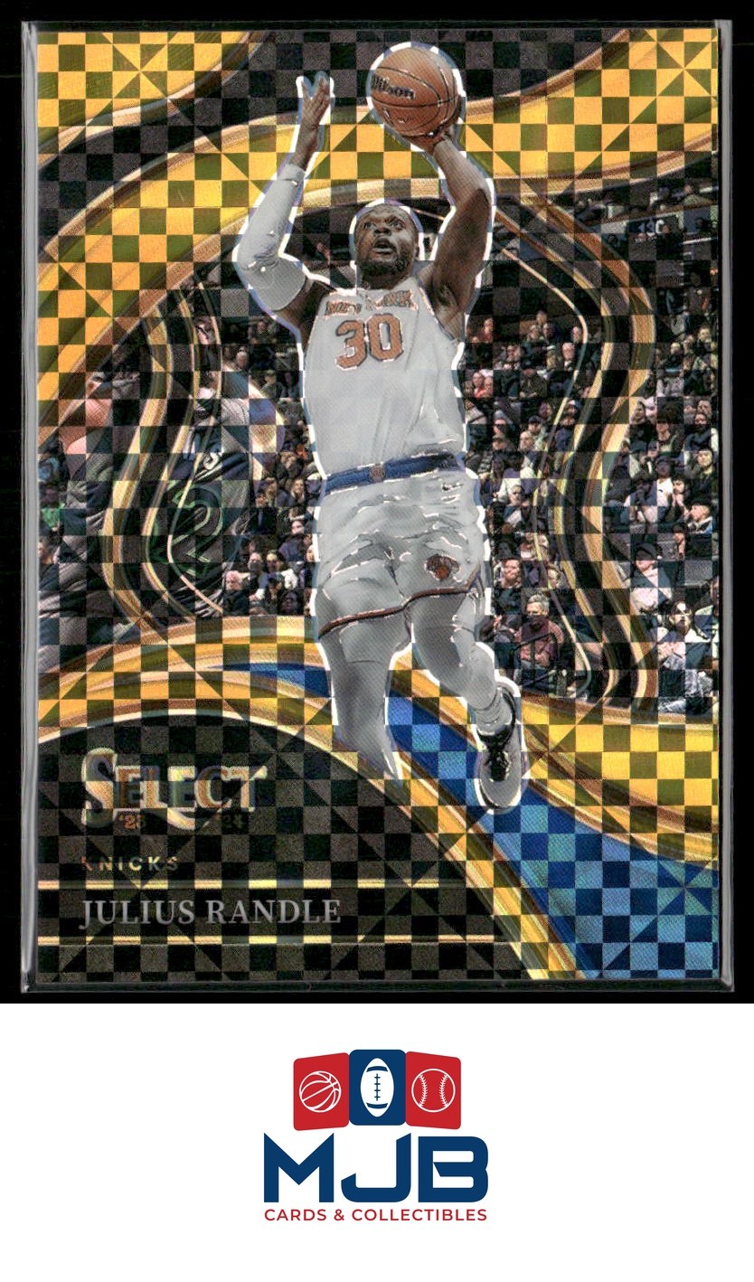 2023-24 Panini Select Julius Randle Gold Prizms #10/10 #246 New York Knicks