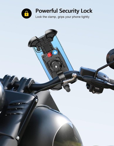 Upgrade Bike Phone Holder - One-Hand Operation & Zero Shake For Ultimate Safety - Picture 5 of 9