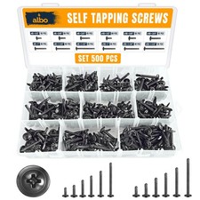 Self Tapping Metal Screws, 410 Stainless, Self-Drilling Truss/Wafer Head, Mag...