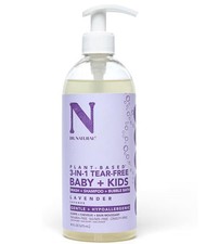 Dr. Natural 3-in-1 Tear-Free Baby Plus Kids Soap - Head-to-Toe Baby Soap Shampoo