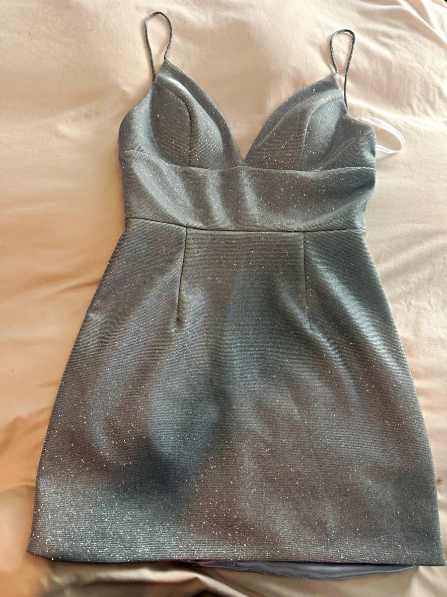 Glitter Silver Dresses for Women for sale