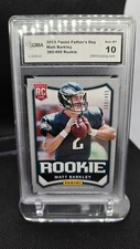 2013 Panini Father's Day #24 Matt Barkley ROOKIE CARD GMA 10. rookie card picture