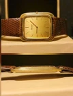 Vintage 1970s Seiko ULTRA THIN 2MM 8 JEWELS GOLD Plated 26x33MM Mens Tank Watch