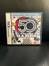 50 Classic Games (Nintendo DS, 2009) Video Game Complete